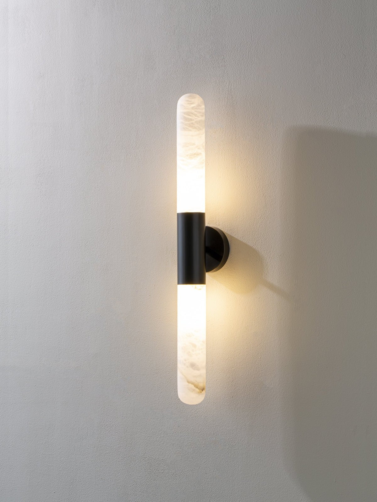Evtalos Cylinder Alabaster Wall Light - Blowlighting
