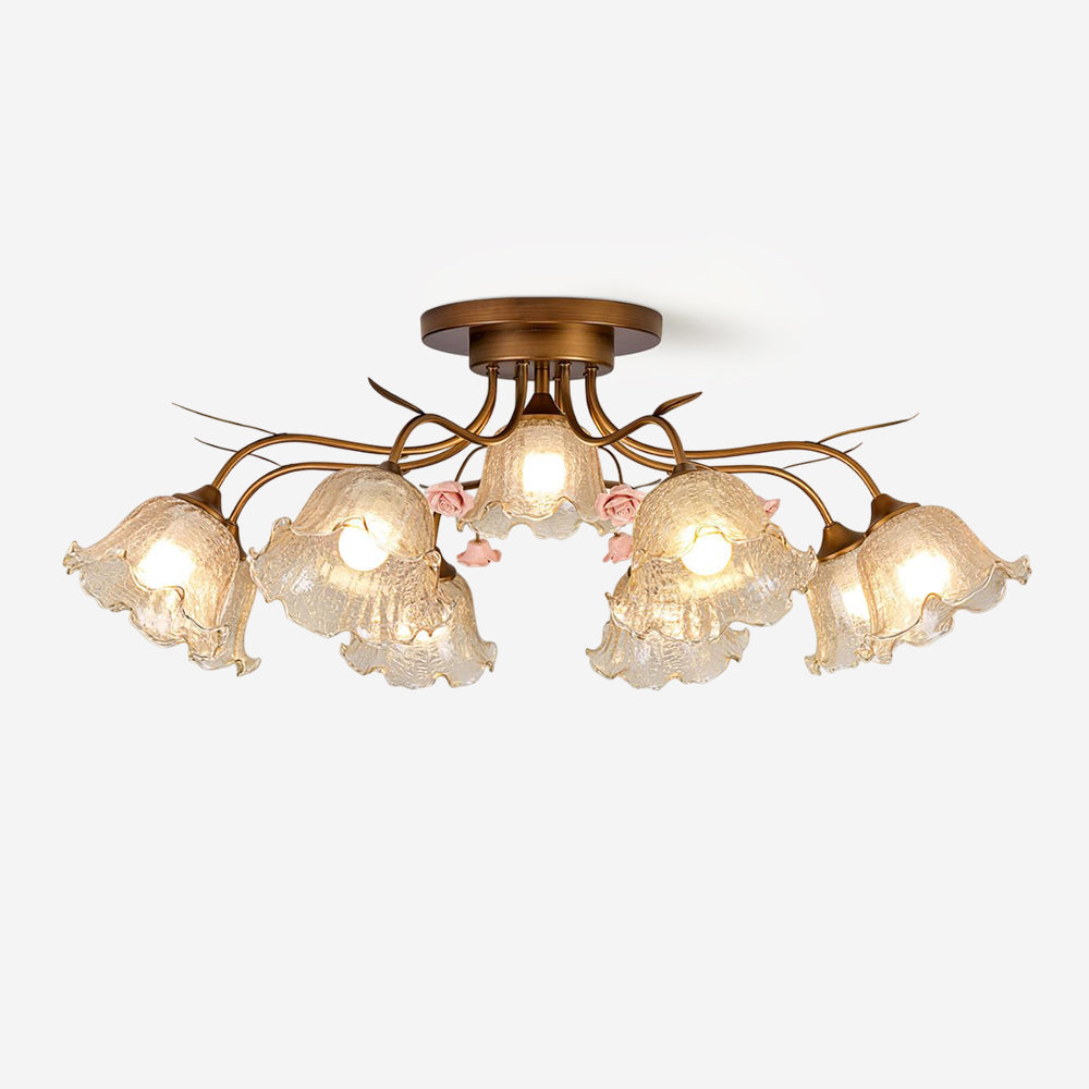 Galleria Luxurious Metal Ceiling Lamp