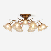 Galleria Luxurious Metal Ceiling Lamp
