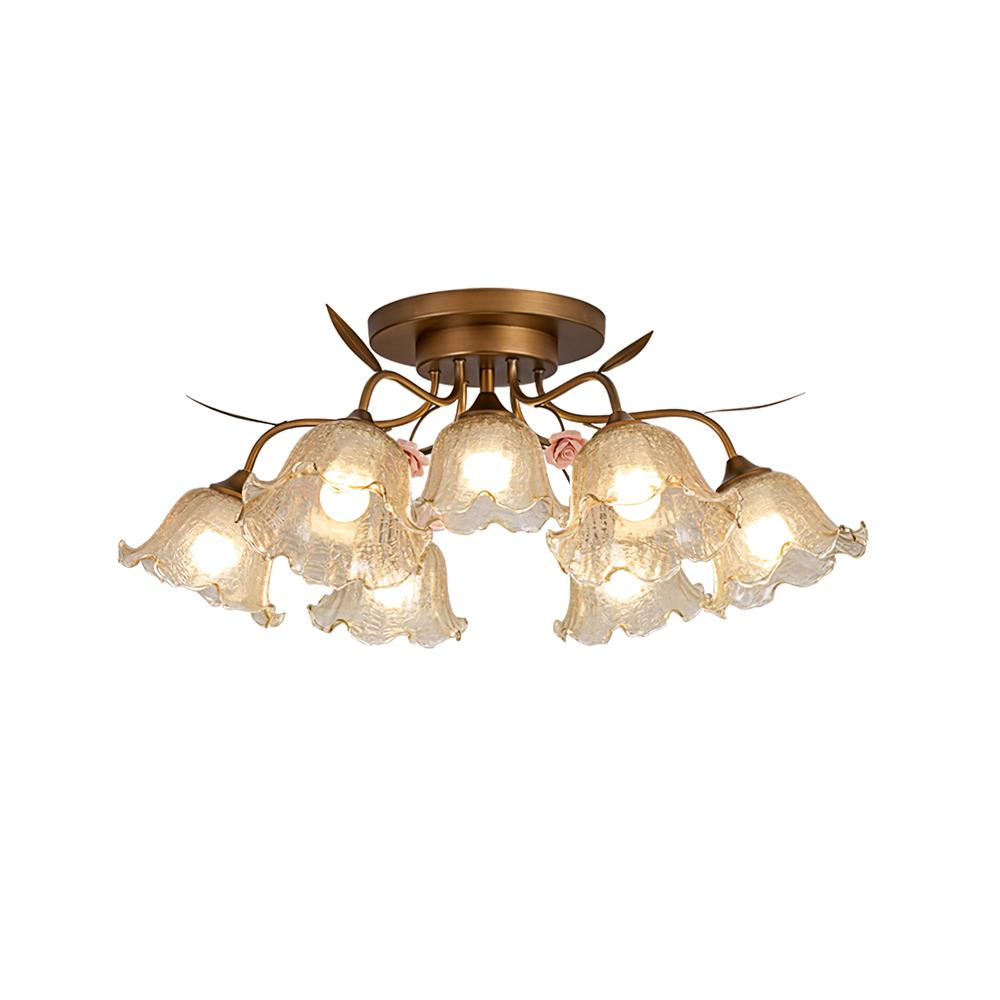 Galleria Luxurious Metal Ceiling Lamp
