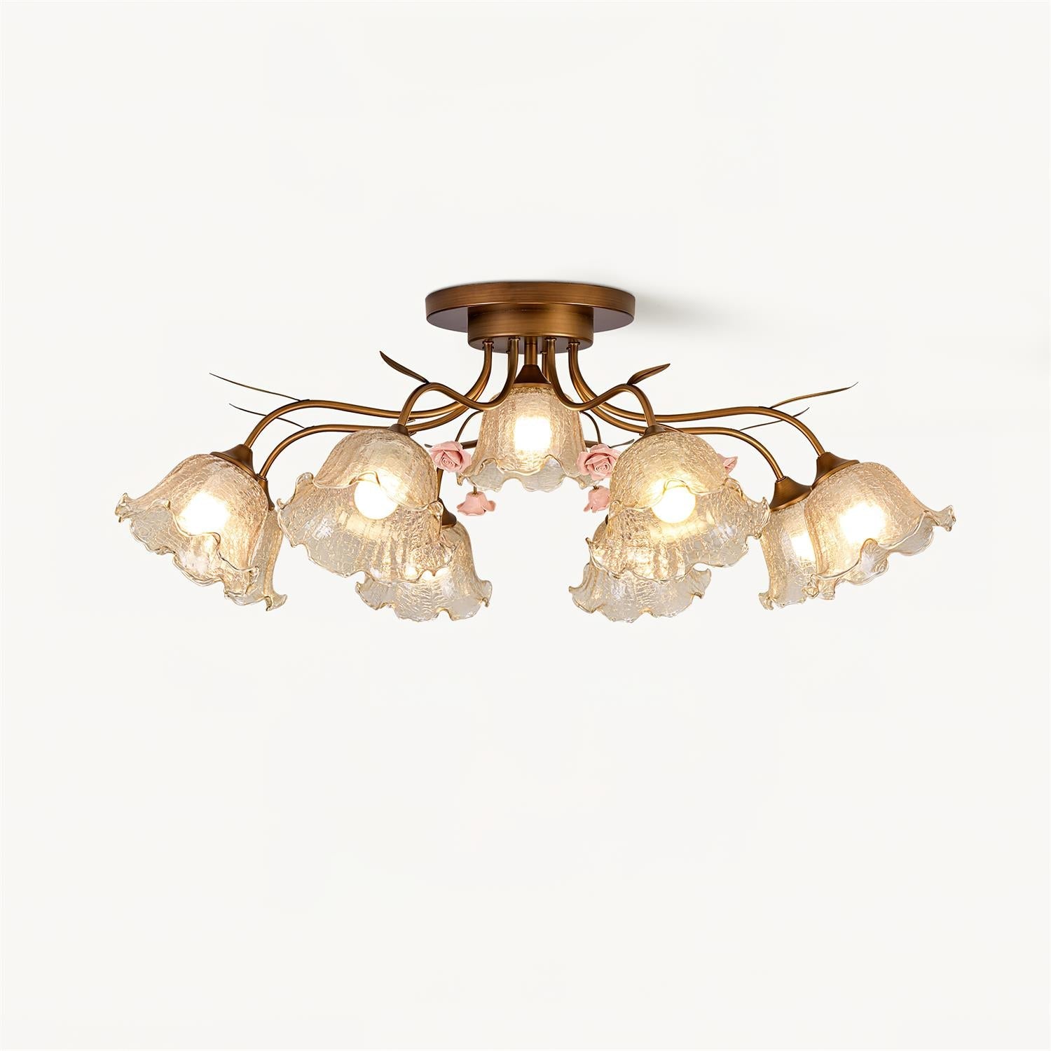 Galleria Luxurious Metal Ceiling Lamp