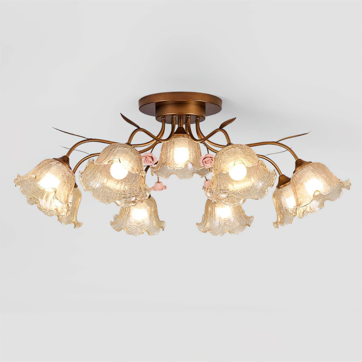 Galleria Luxurious Metal Ceiling Lamp