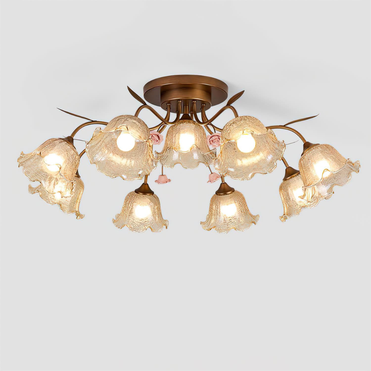 Galleria Luxurious Metal Ceiling Lamp