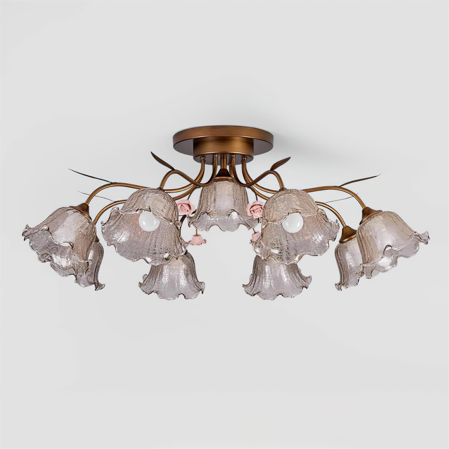 Galleria Luxurious Metal Ceiling Lamp