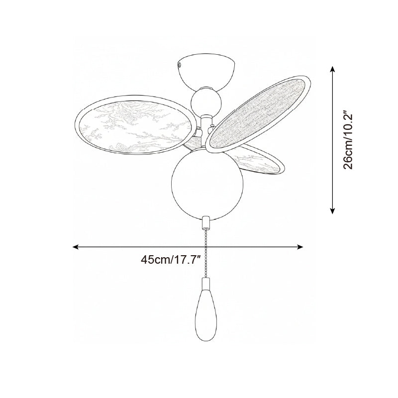 Celestial Art Deco Metal Spin Ceiling Light