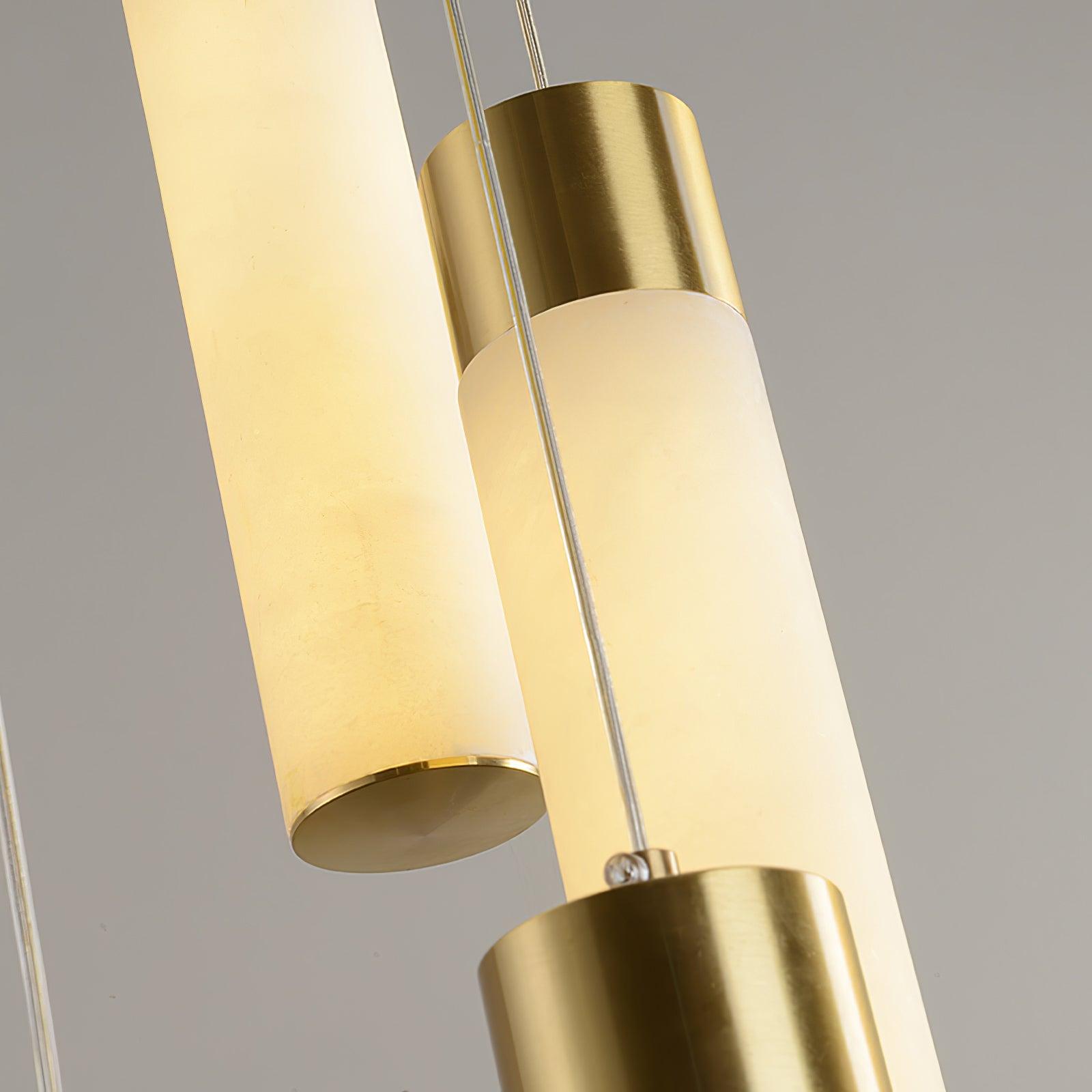 Aurelia Modern Alabaster Pendant Chandelier - Blowlighting