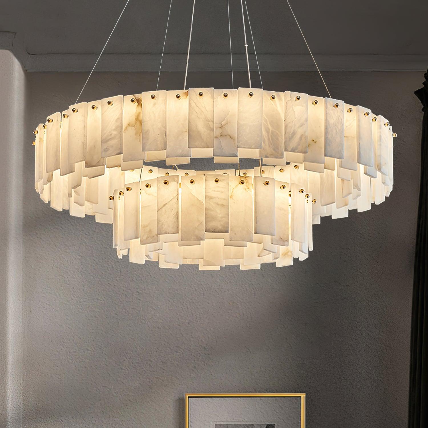 Vodore Alabaster Pendant Light - Blowlighting