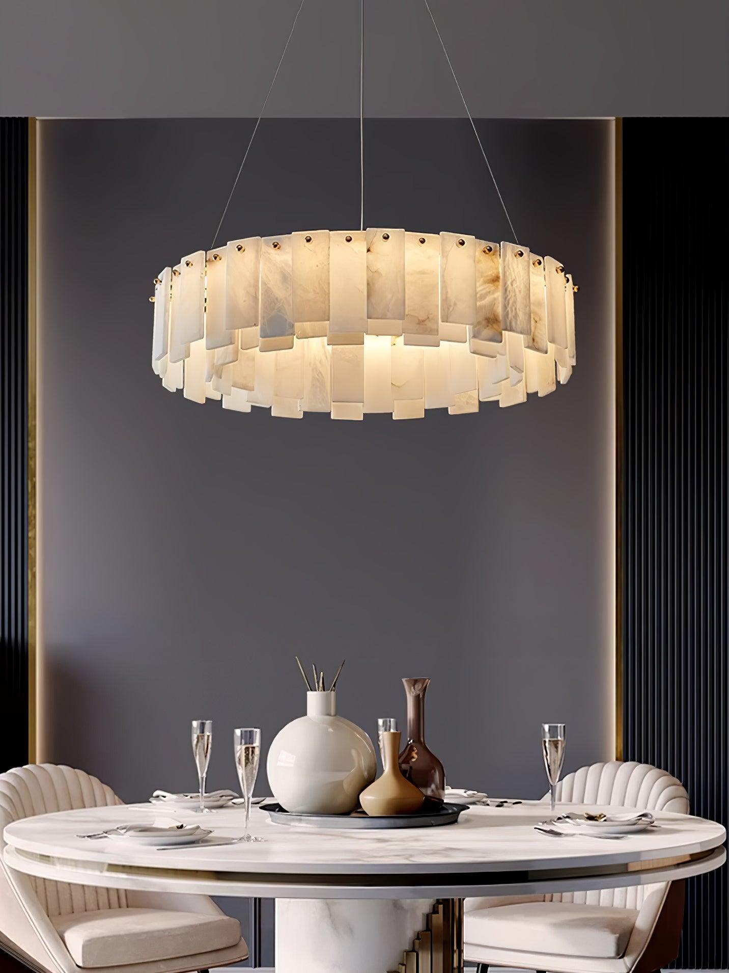 Vodore Alabaster Pendant Light - Blowlighting