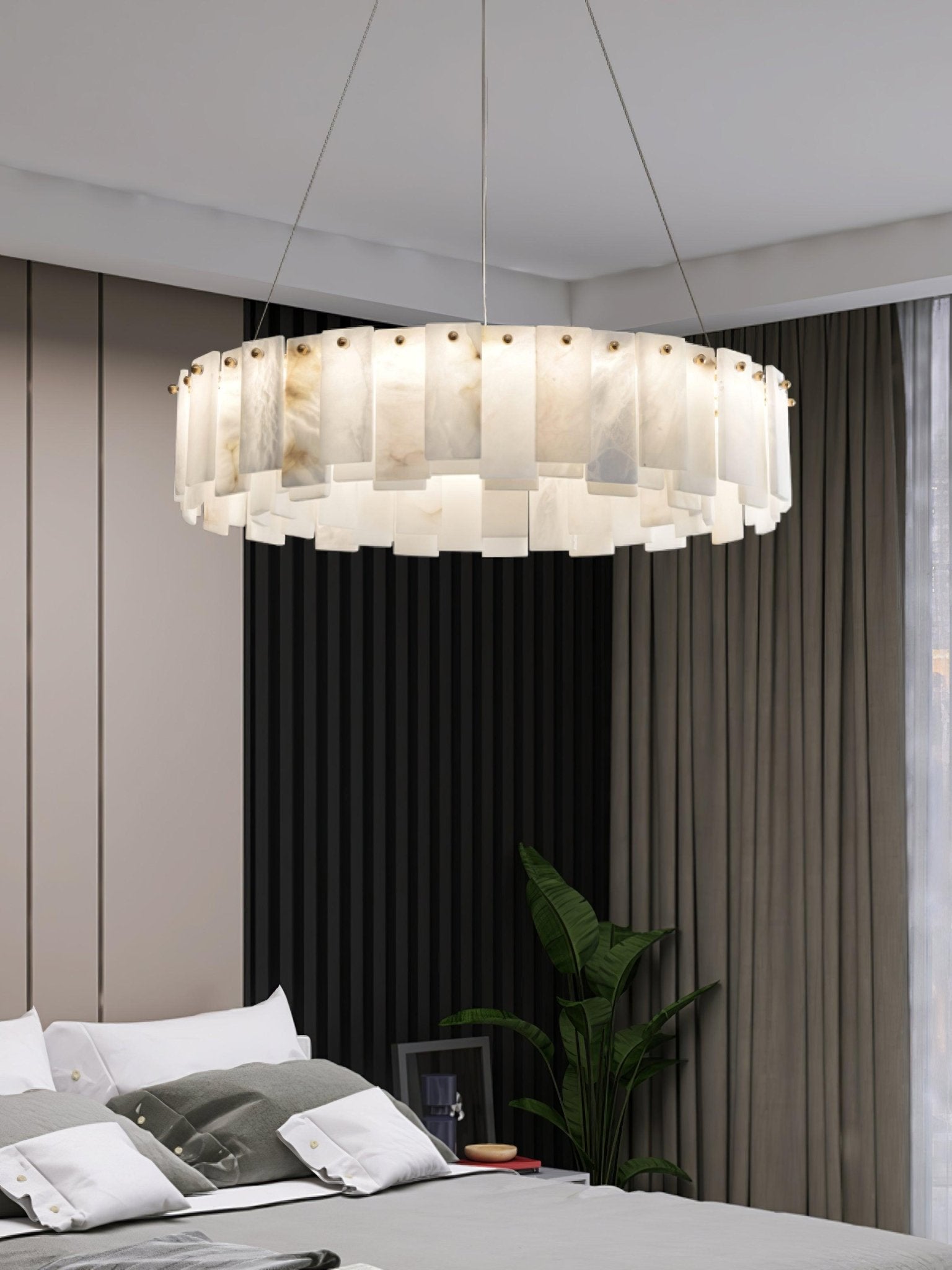 Vodore Alabaster Pendant Light - Blowlighting