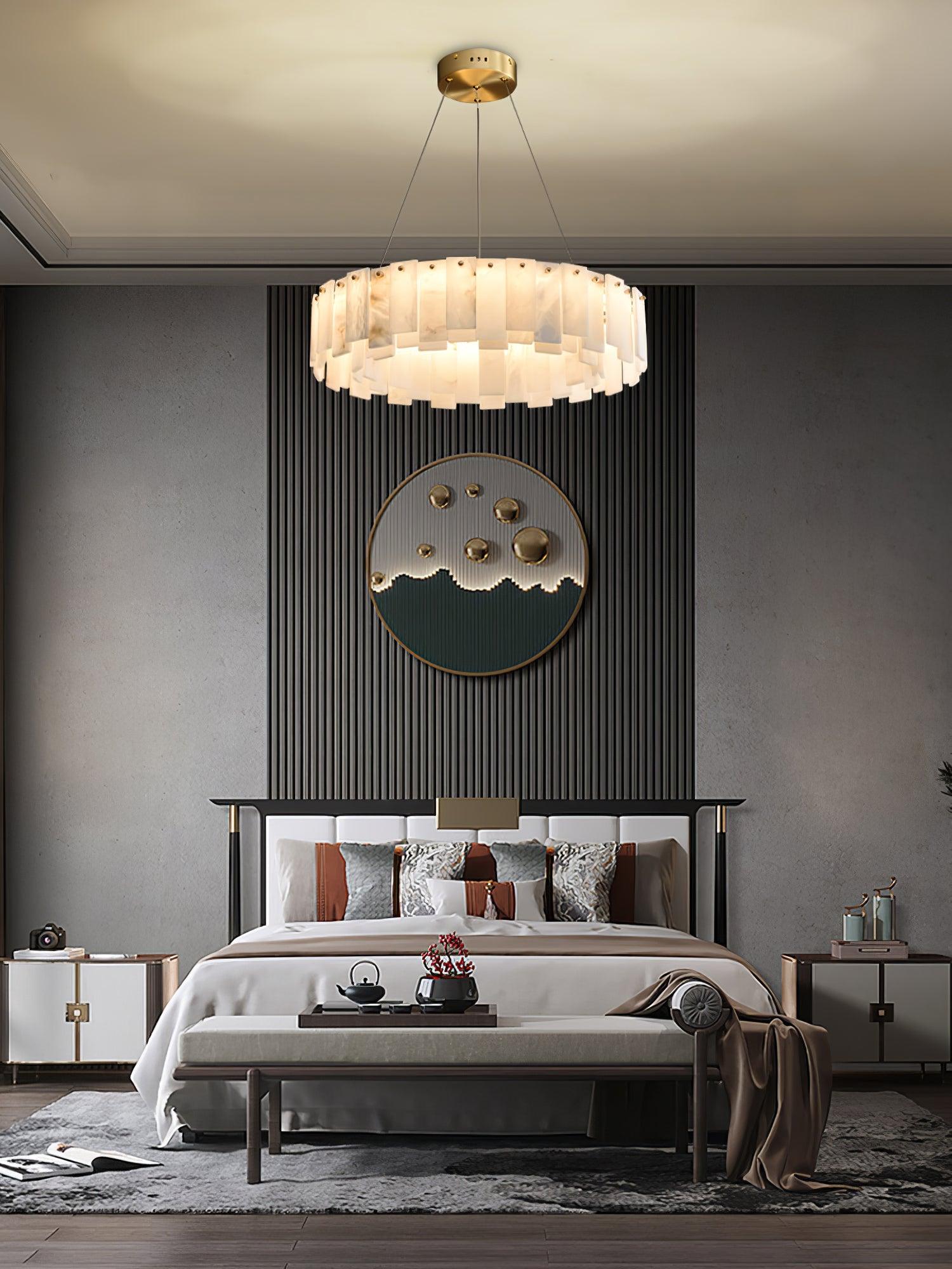 Vodore Alabaster Pendant Light - Blowlighting