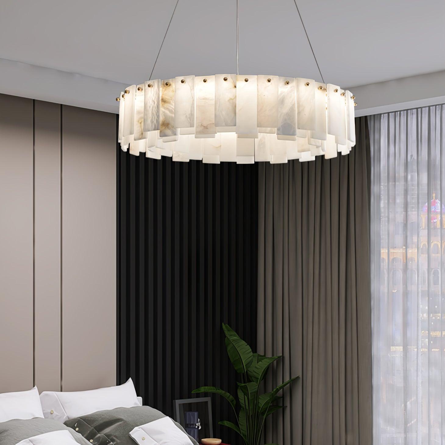 Vodore Alabaster Pendant Light - Blowlighting