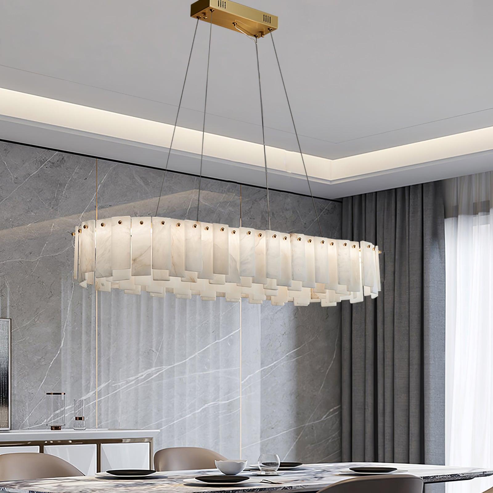 Vodore Alabaster Pendant Light - Blowlighting