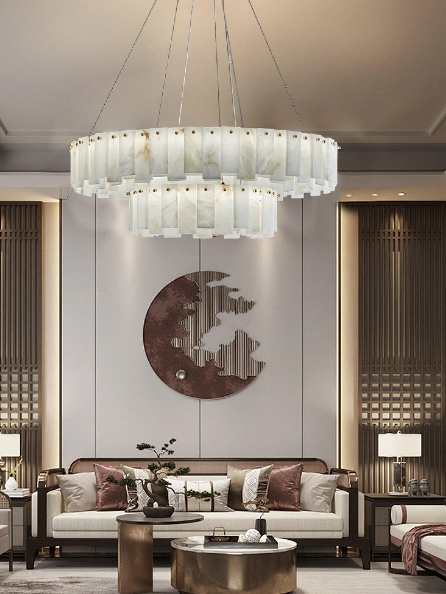 Vodore Alabaster Pendant Light - Blowlighting