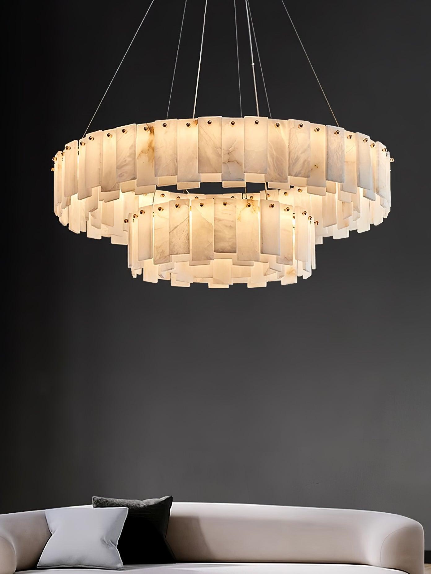 Vodore Alabaster Pendant Light - Blowlighting