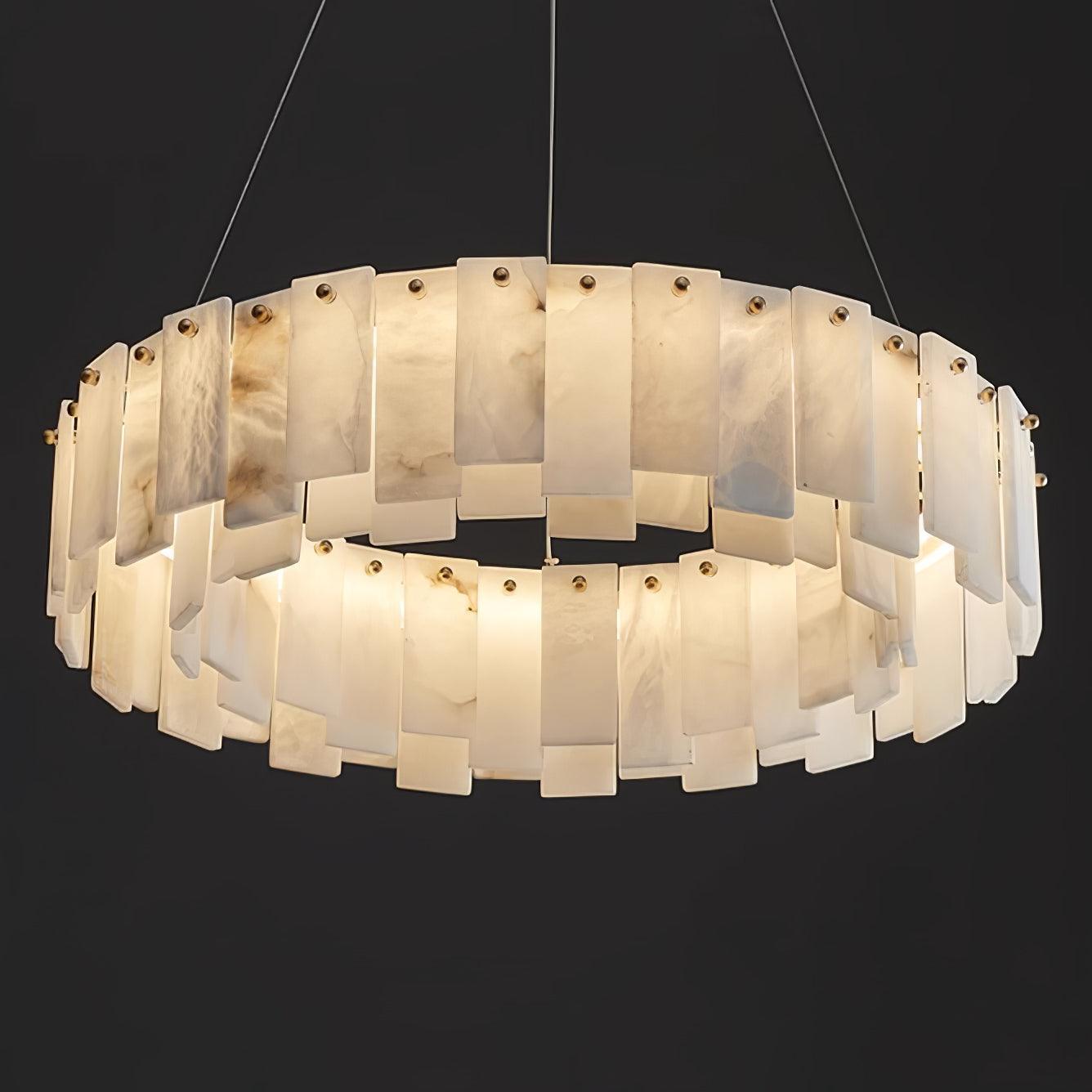 Vodore Alabaster Pendant Light - Blowlighting
