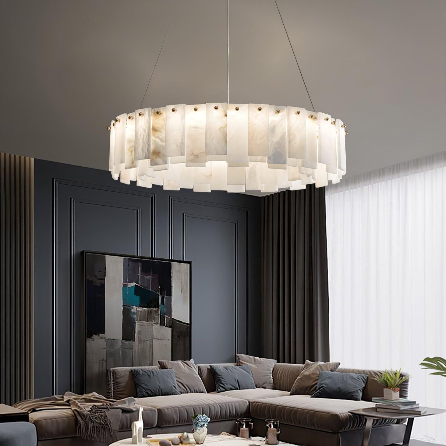Vodore Alabaster Pendant Light - Blowlighting