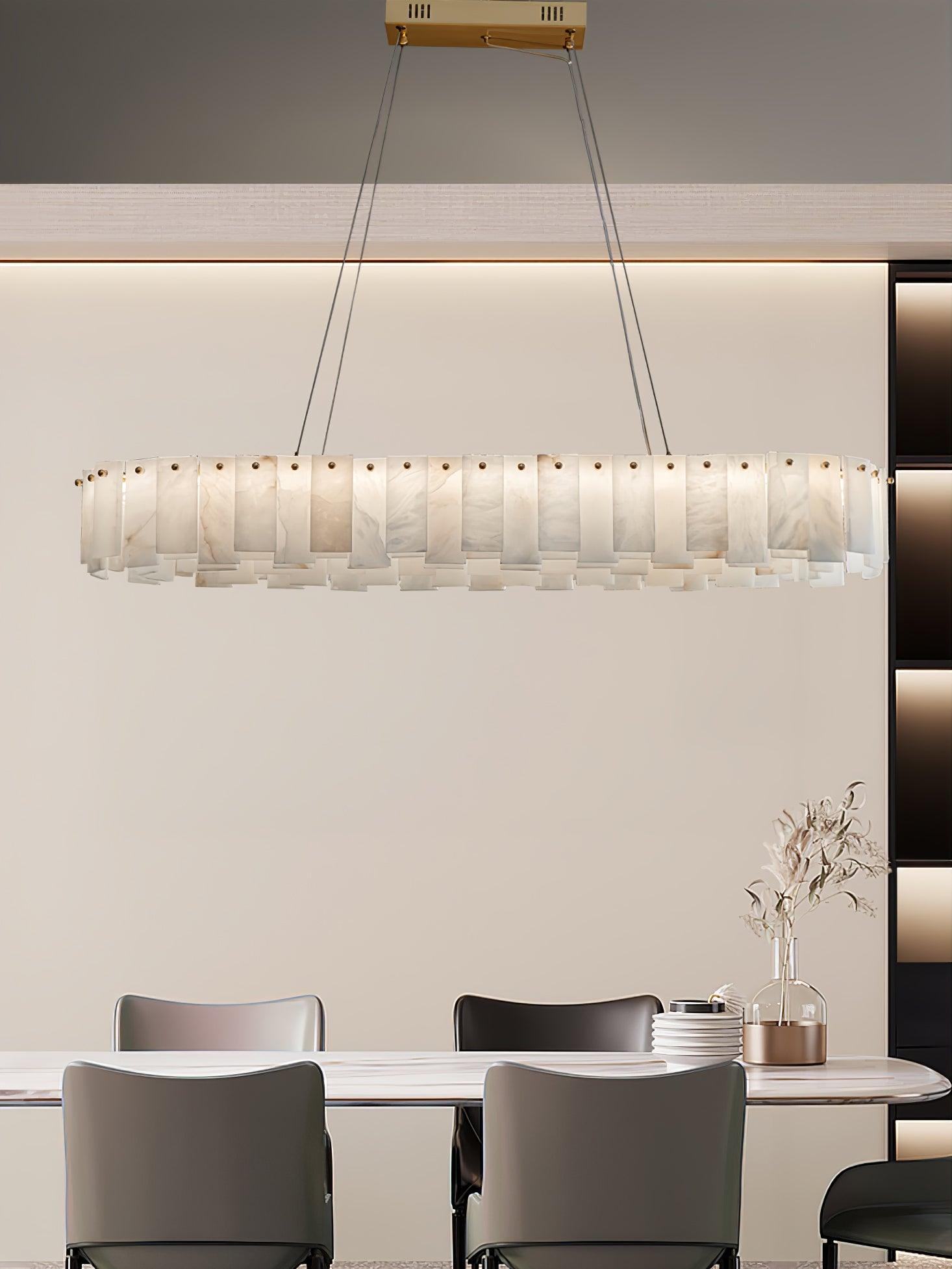 Vodore Alabaster Pendant Light - Blowlighting