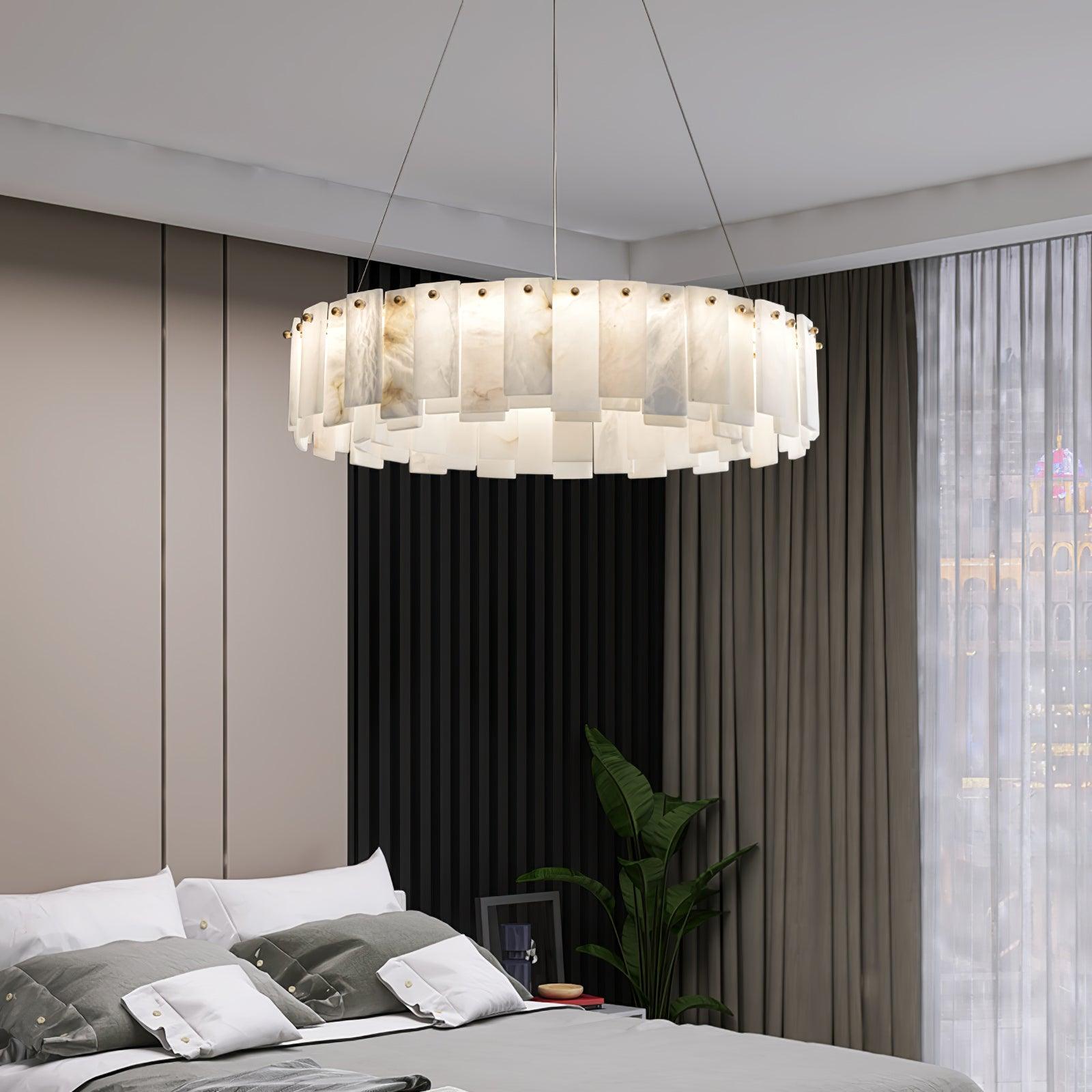 Vodore Alabaster Pendant Light - Blowlighting