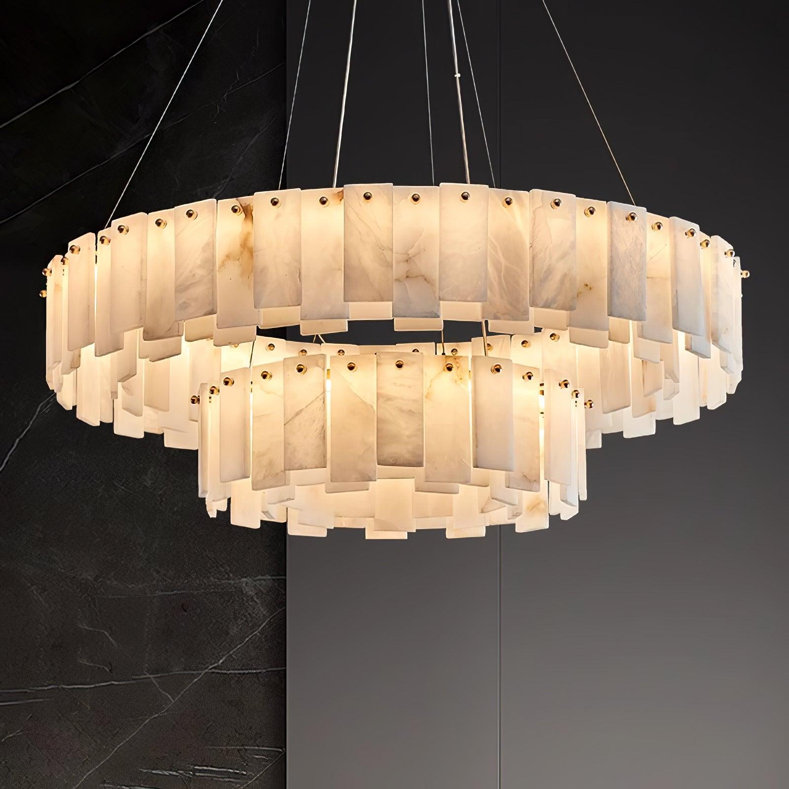 Vodore Alabaster Pendant Light - Blowlighting