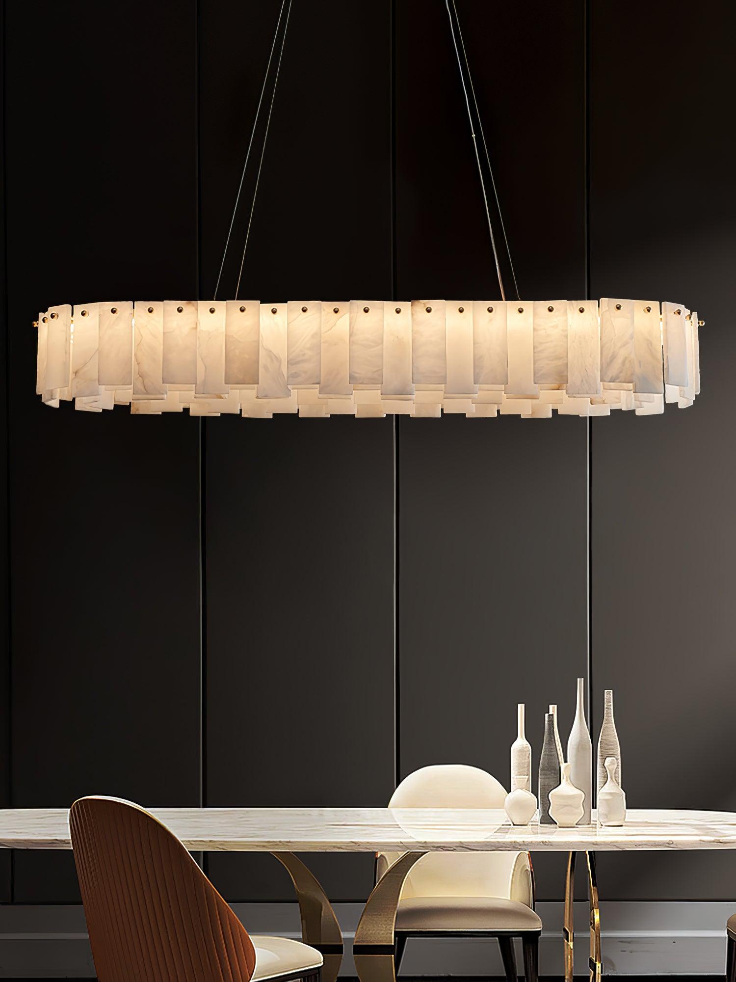 Vodore Alabaster Pendant Light - Blowlighting