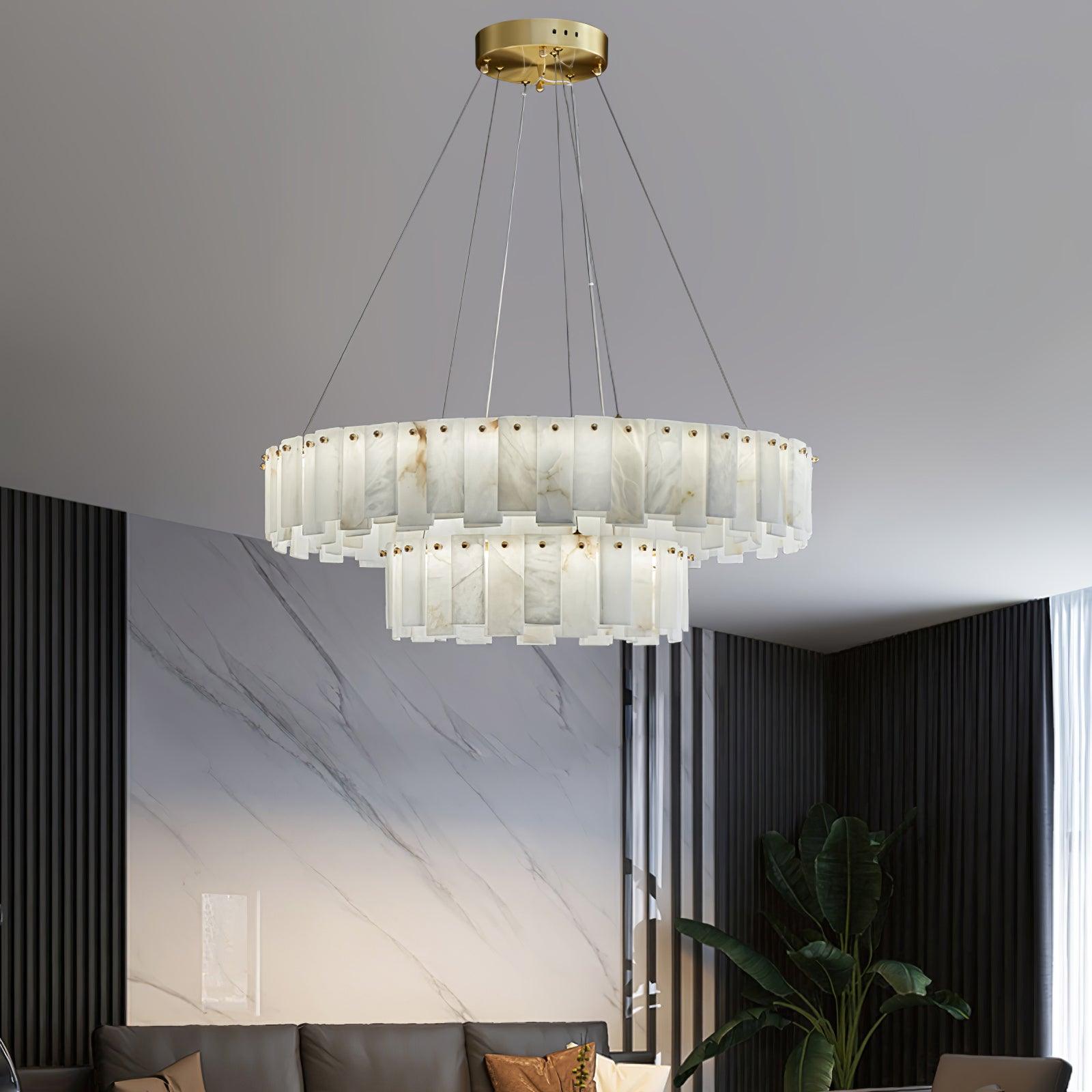 Vodore Alabaster Pendant Light - Blowlighting
