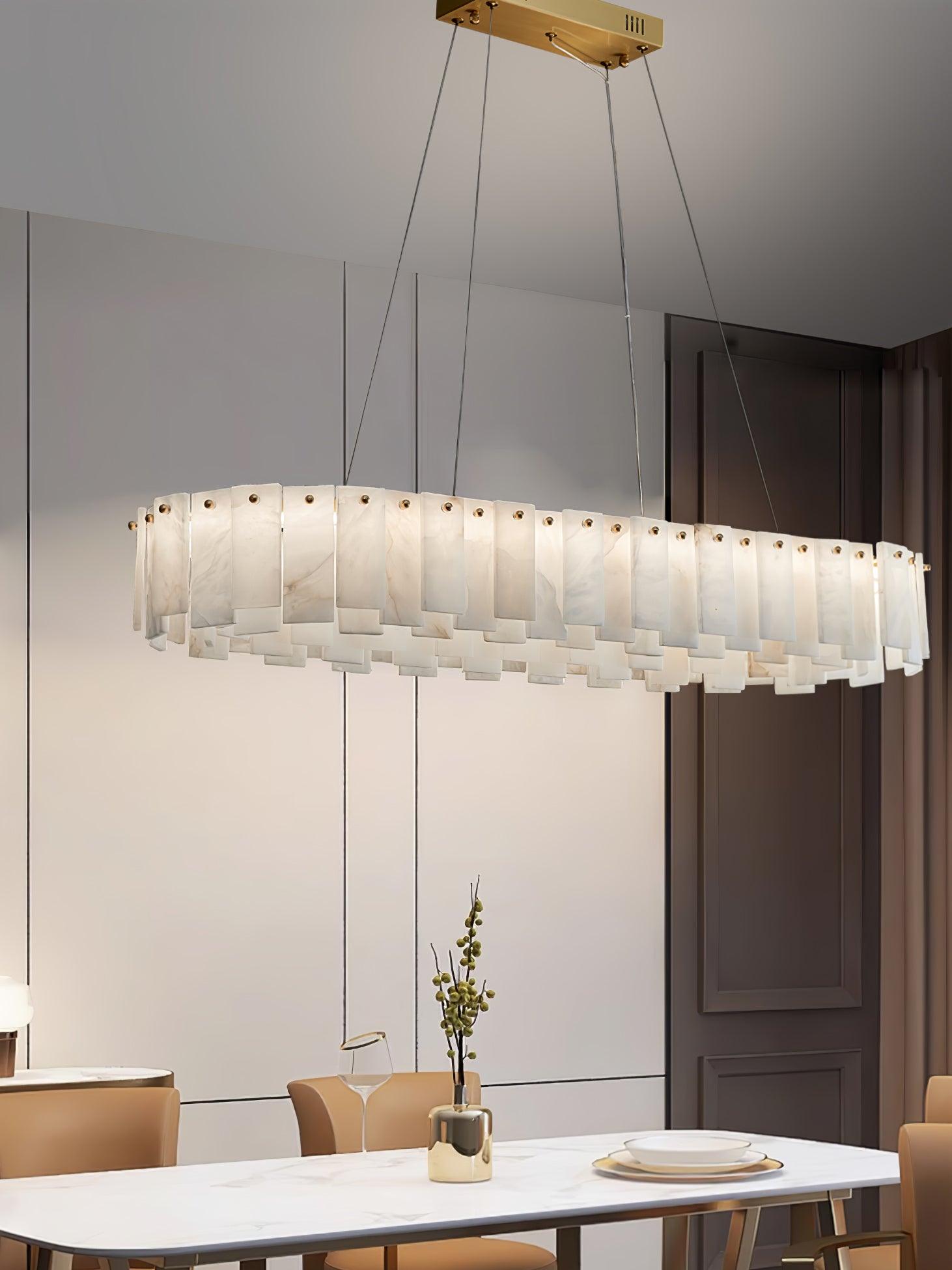 Vodore Alabaster Pendant Light - Blowlighting