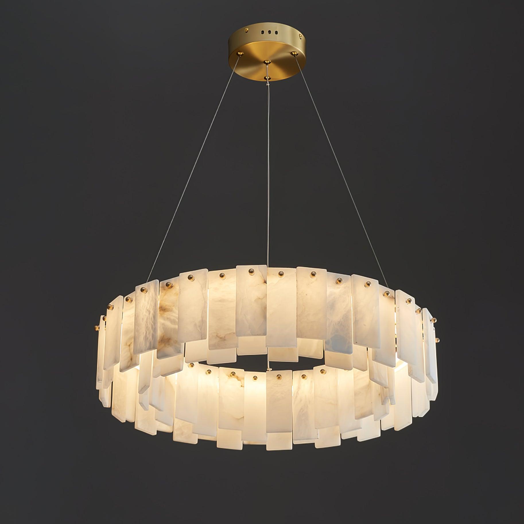 Vodore Alabaster Pendant Light - Blowlighting