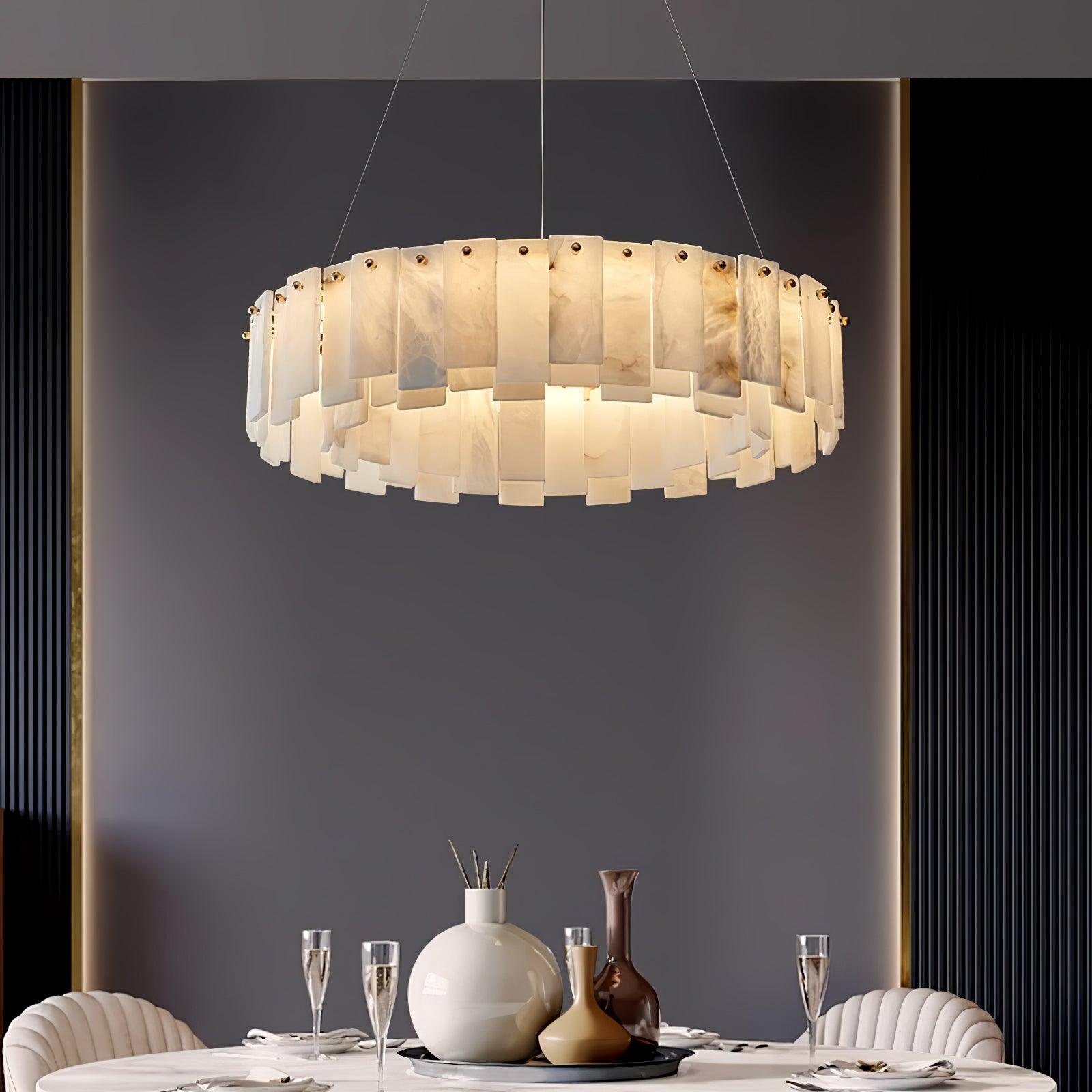 Vodore Alabaster Pendant Light - Blowlighting