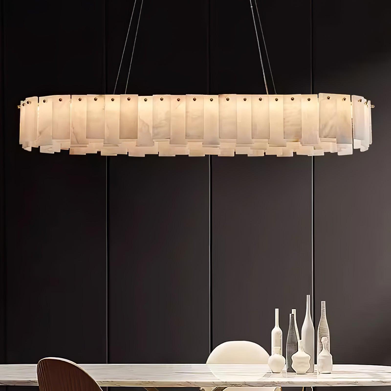 Vodore Alabaster Pendant Light - Blowlighting