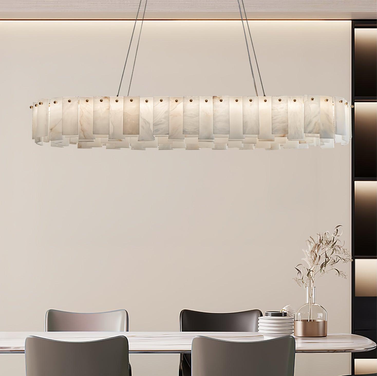 Vodore Alabaster Pendant Light - Blowlighting