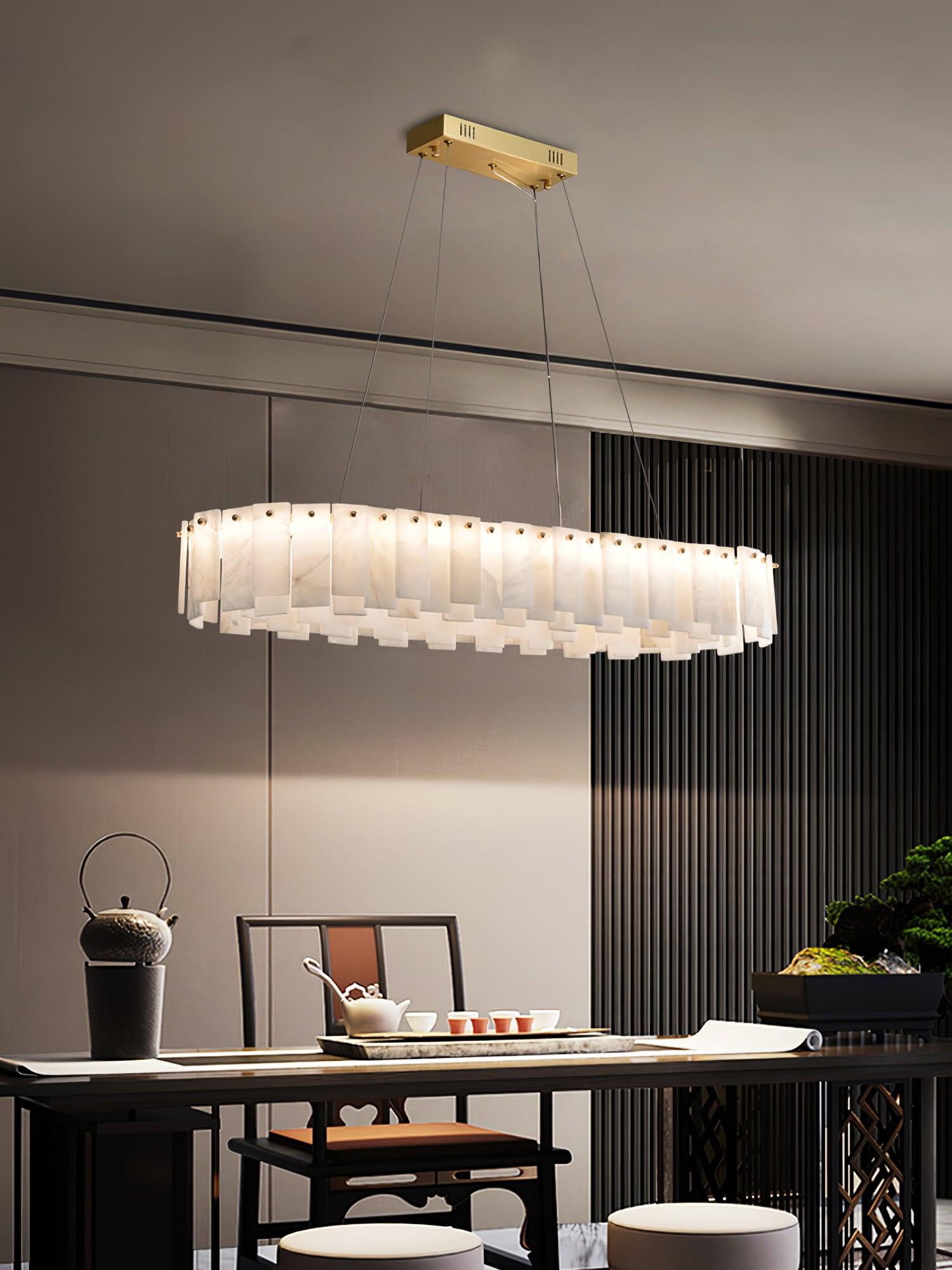 Vodore Alabaster Pendant Light - Blowlighting