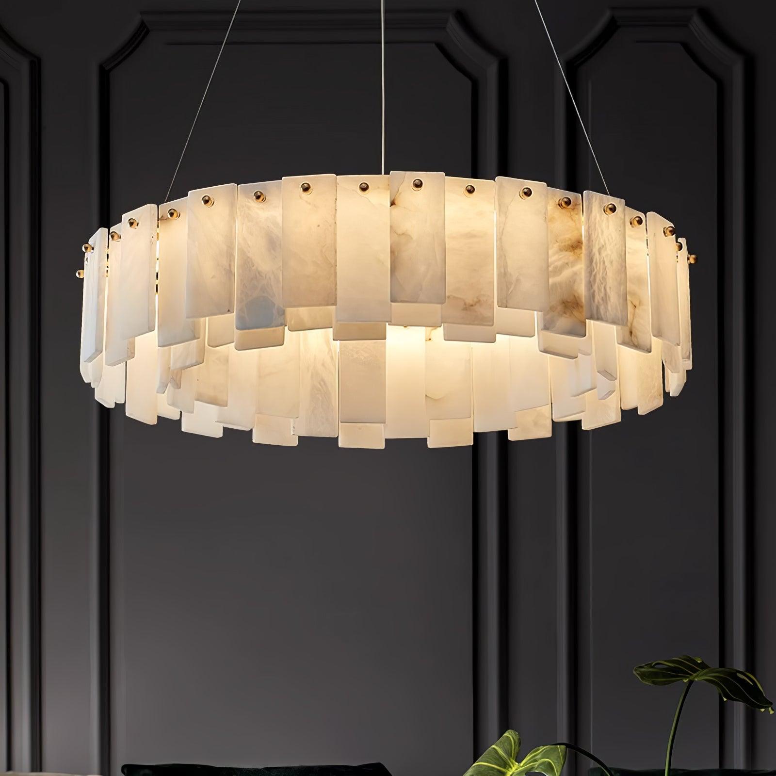 Vodore Alabaster Pendant Light - Blowlighting
