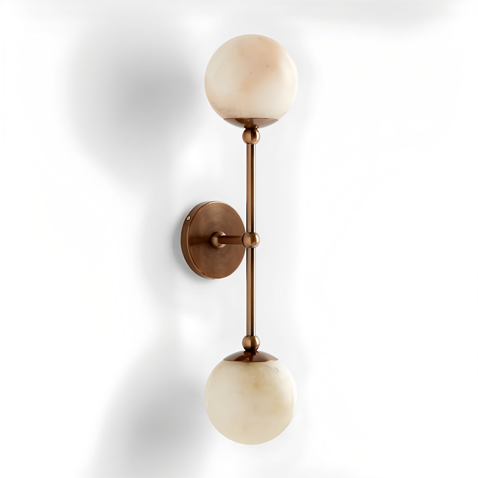 Celestial Double Alabaster Sconce - Vakkerlight