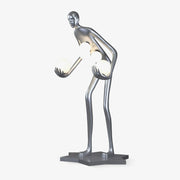 Silvaris Sculptural Metal Floor Lamp - Blowlighting