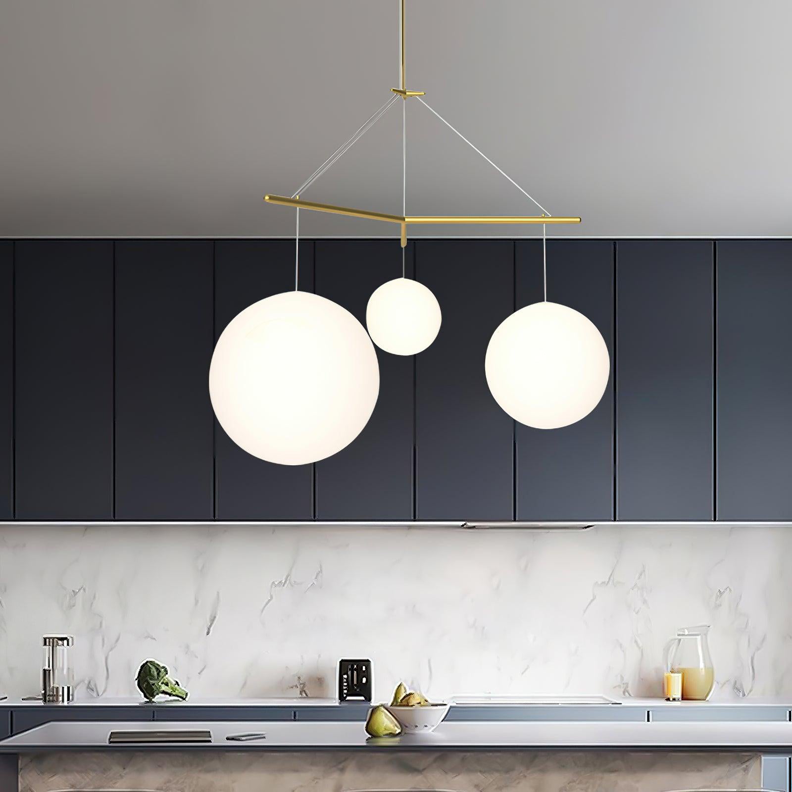 Celestial Orb Trio Pendant Lamp - Blowlighting