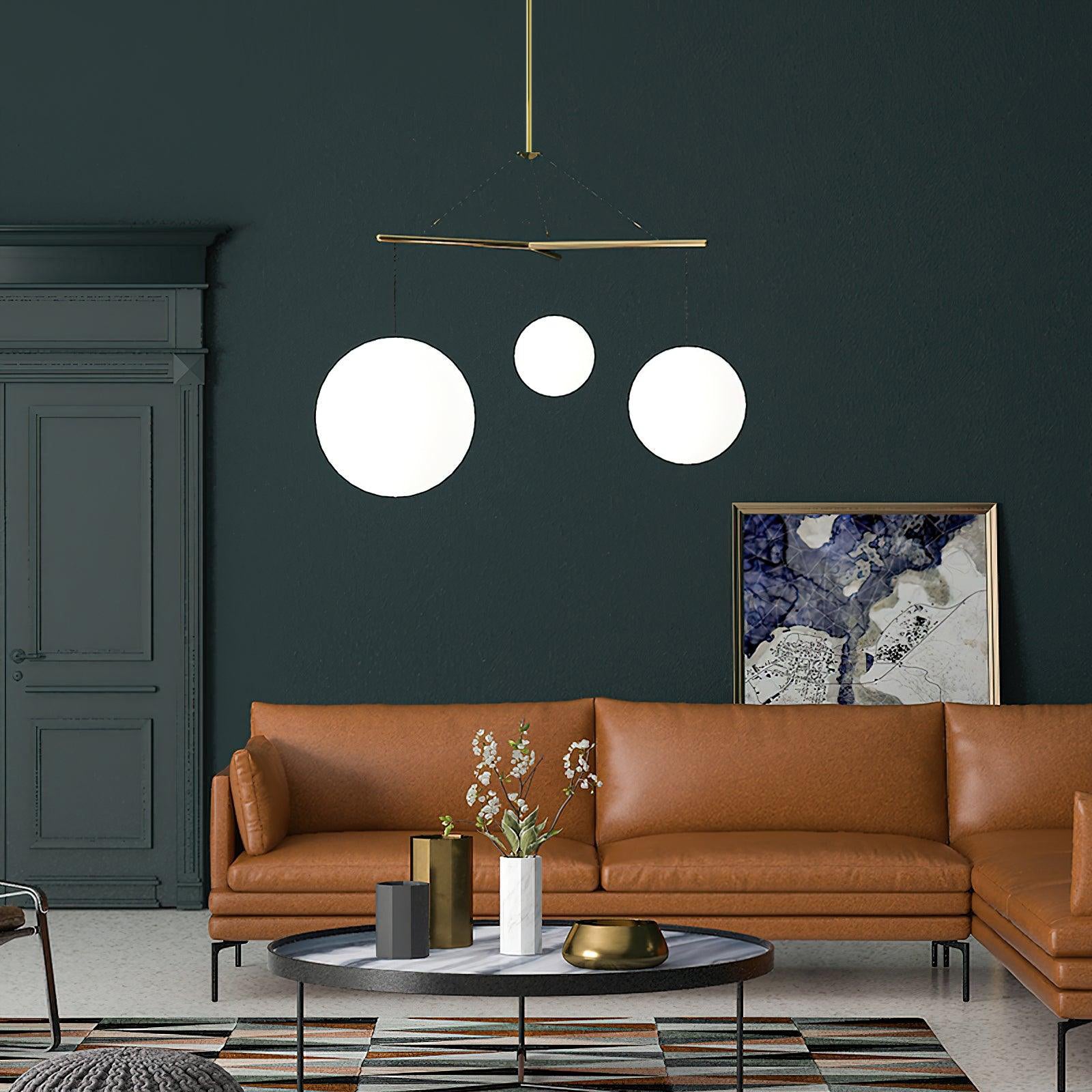 Celestial Orb Trio Pendant Lamp - Blowlighting