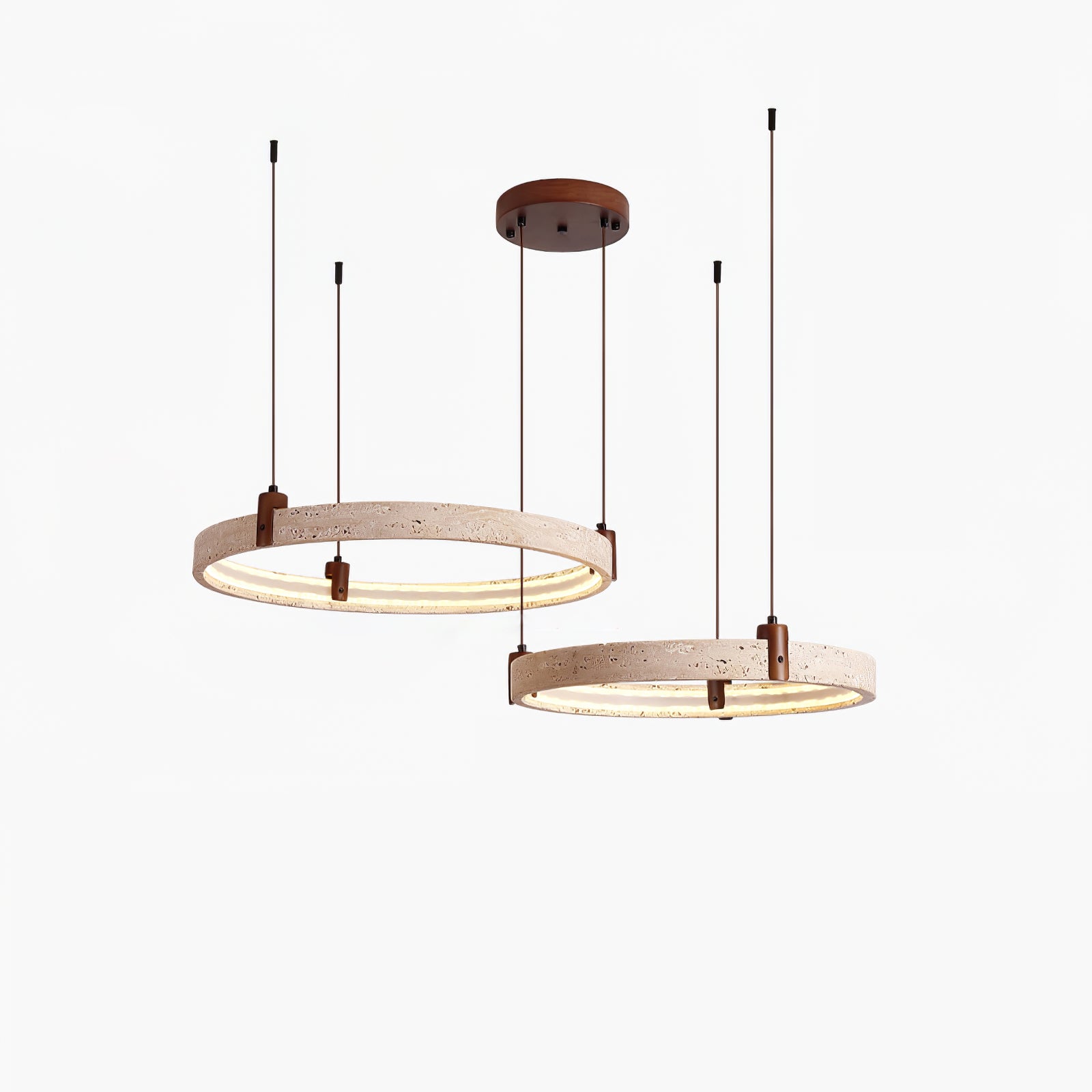 Orvinir Travertine Chandelier - Blowlighting