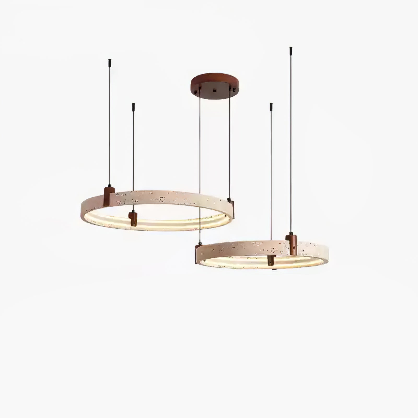 Orvinir Travertine Chandelier - Blowlighting