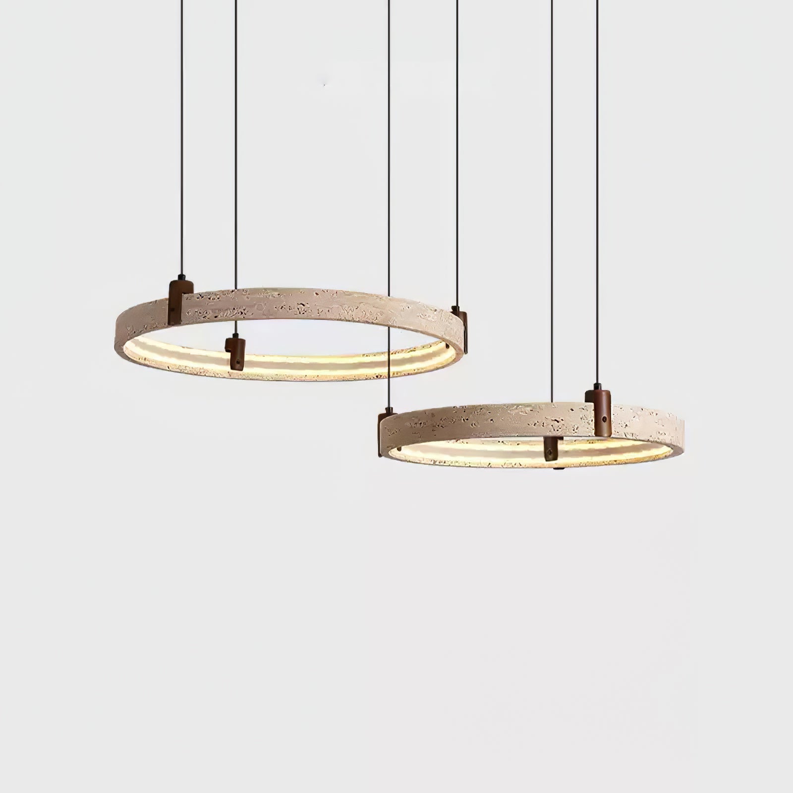 Orvinir Travertine Chandelier - Blowlighting