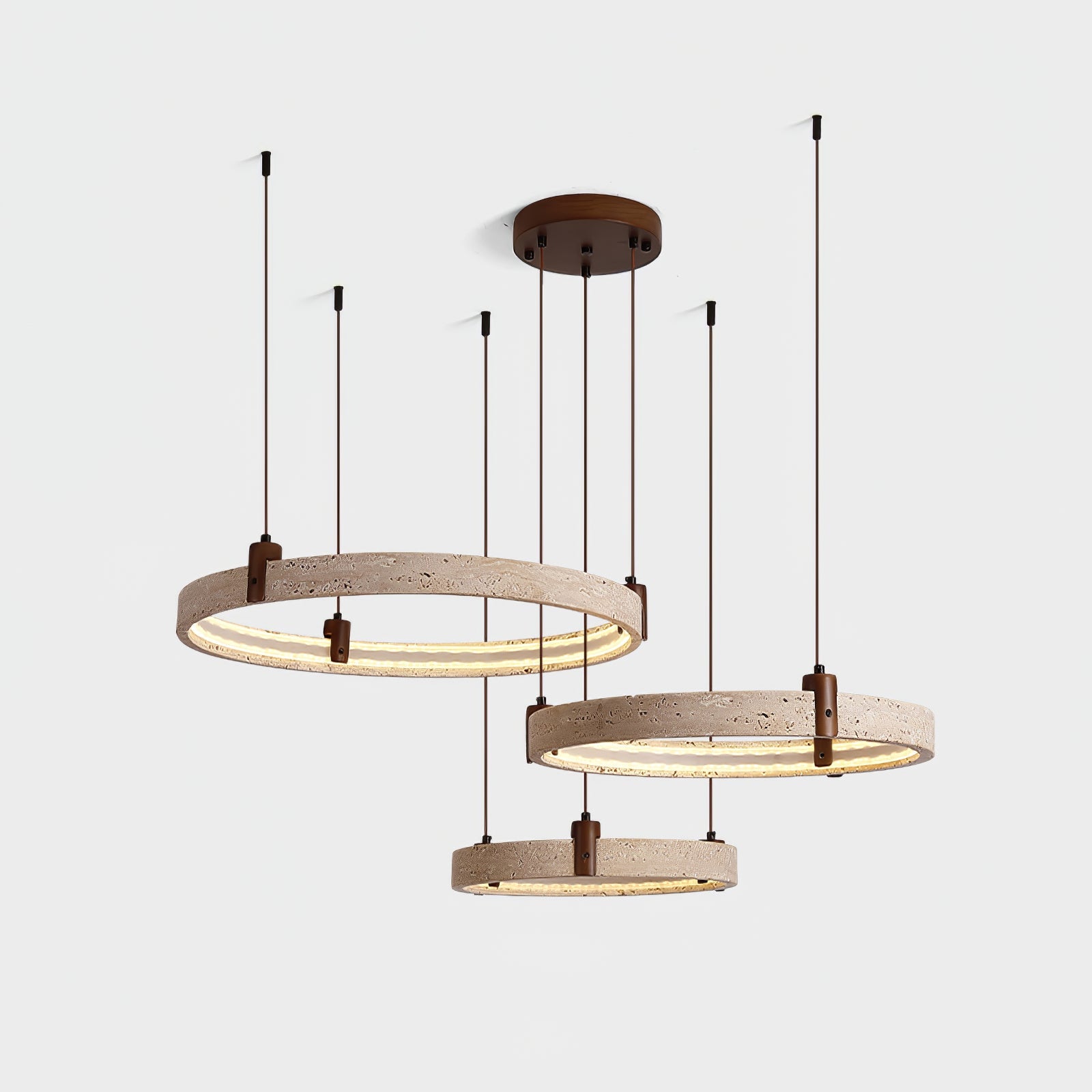 Orvinir Travertine Chandelier - Blowlighting