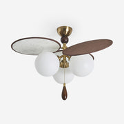 Celestial Art Deco Metal Spin Ceiling Light