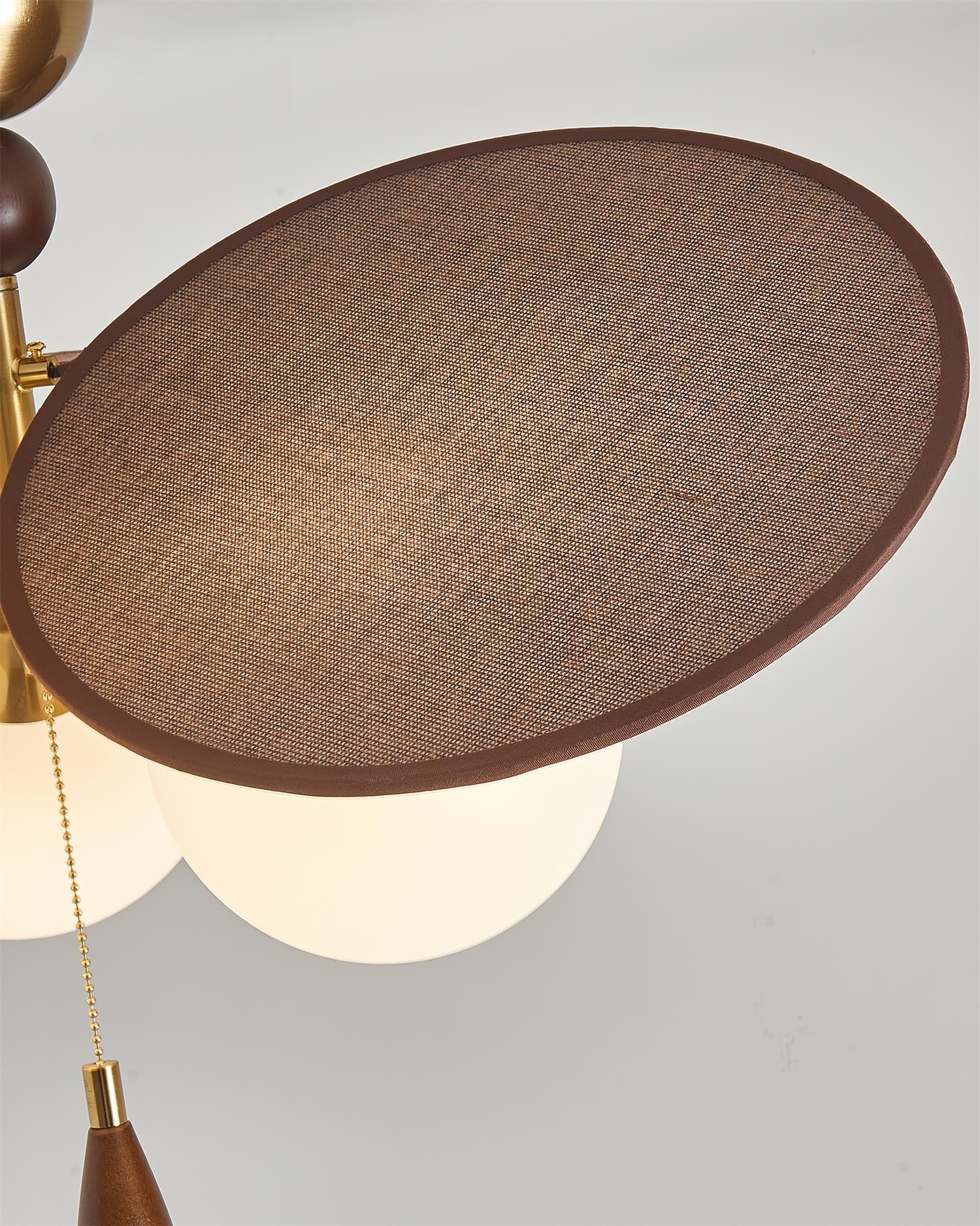 Celestial Art Deco Metal Spin Ceiling Light