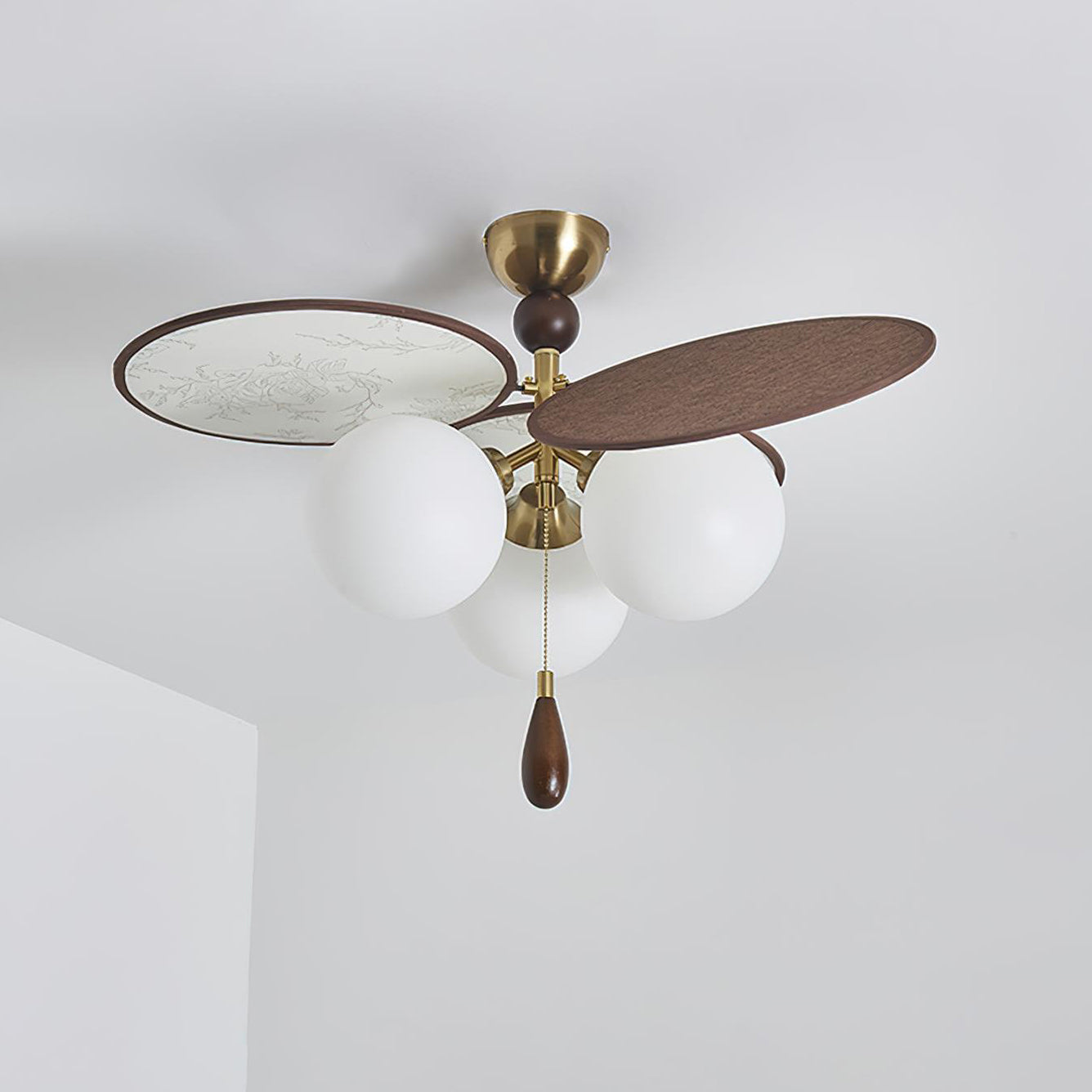 Celestial Art Deco Metal Spin Ceiling Light