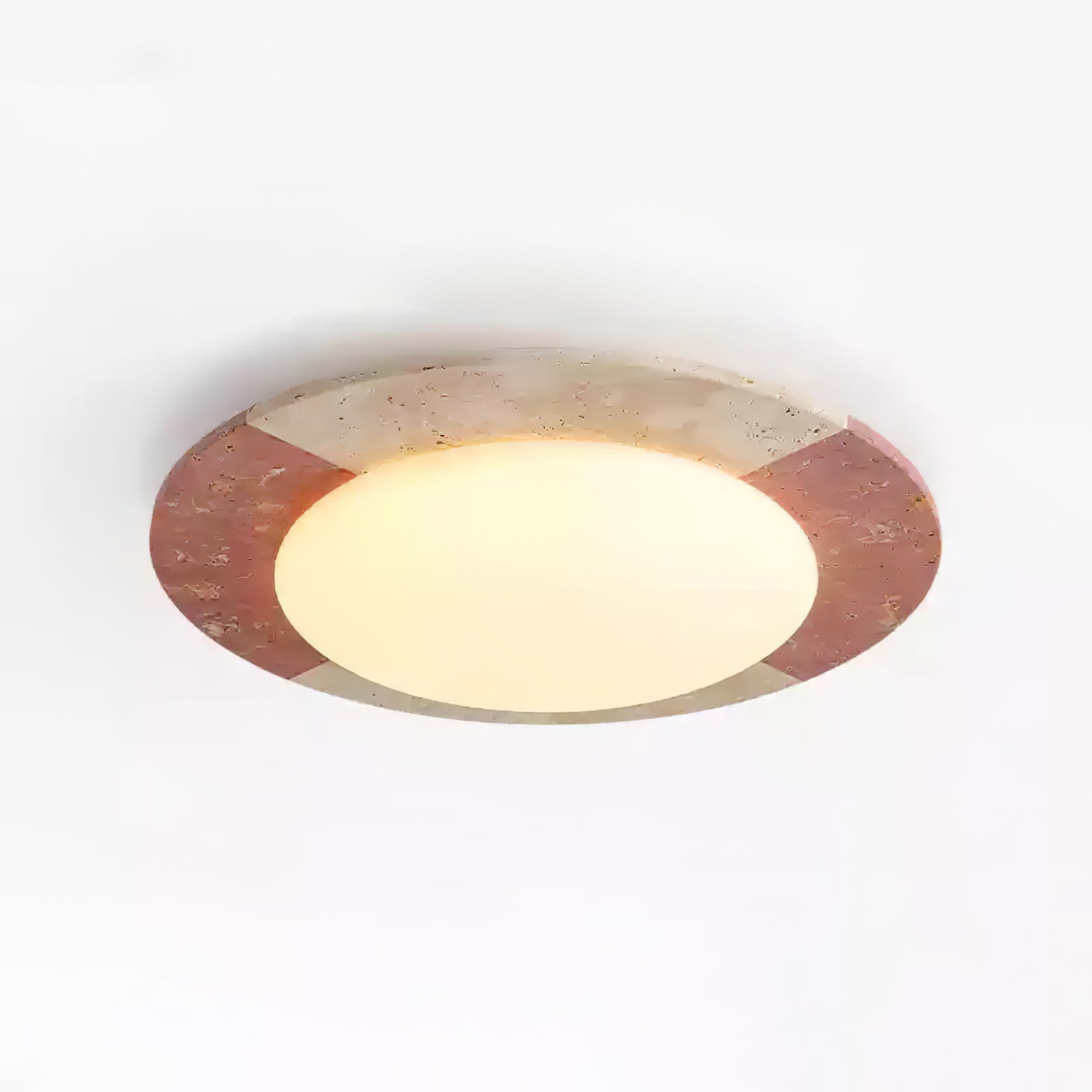 Zeraeos Travertine Ceiling Light - Blowlighting