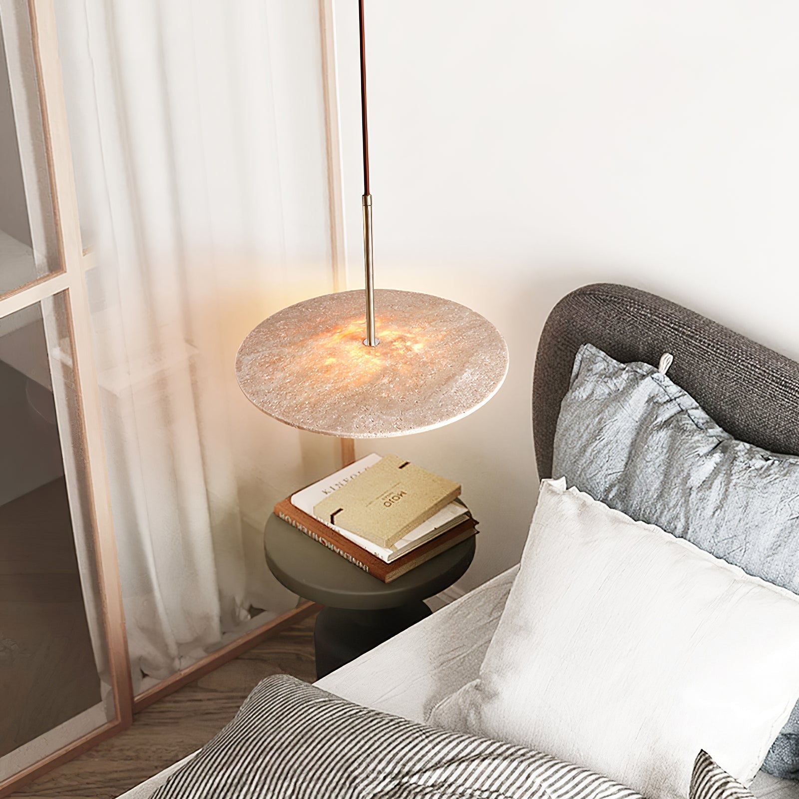 Vera Travertine Pendant Light - Blowlighting