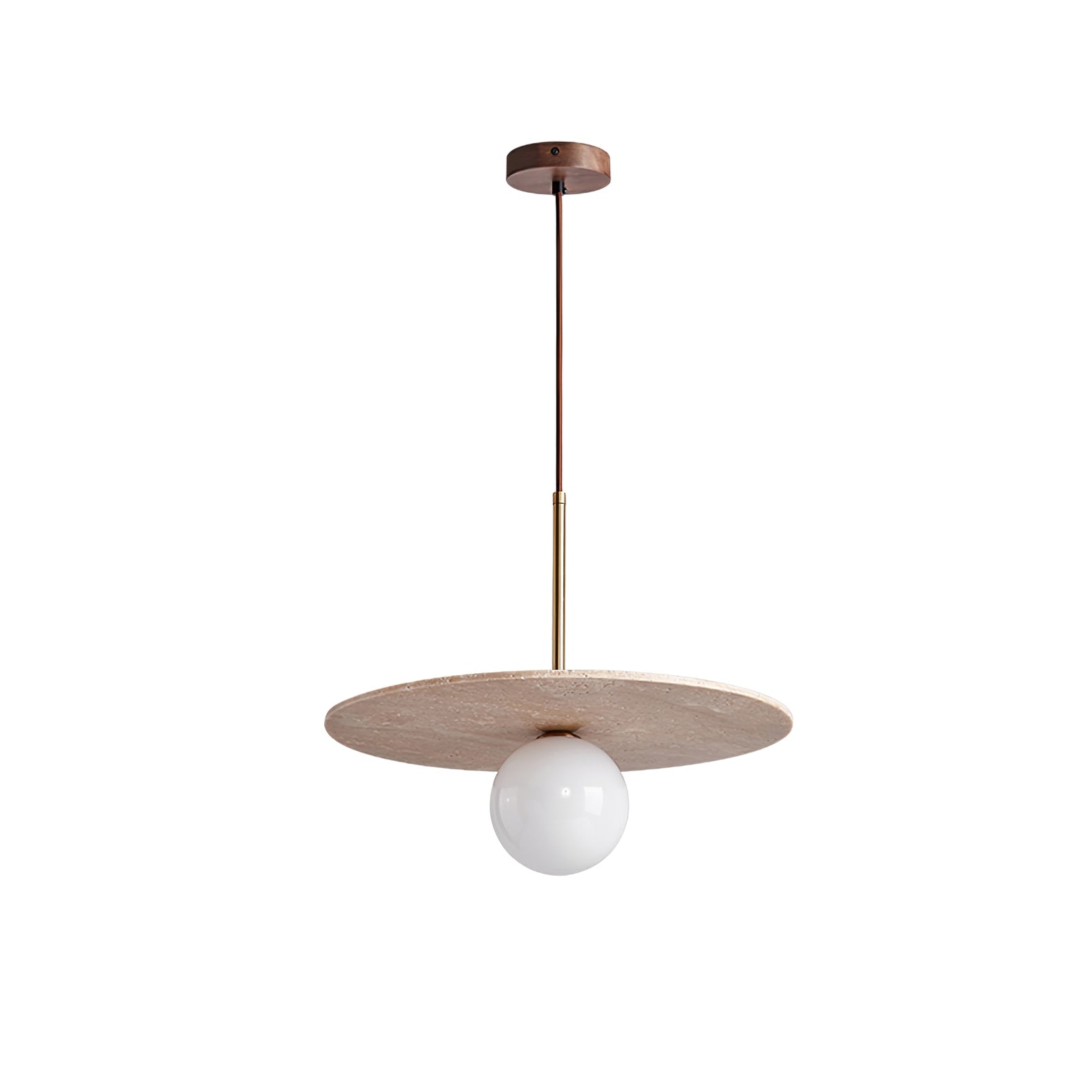 Vera Travertine Pendant Light - Blowlighting