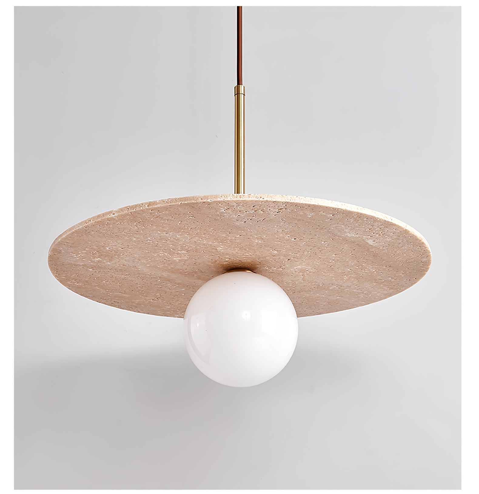 Vera Travertine Pendant Light - Blowlighting