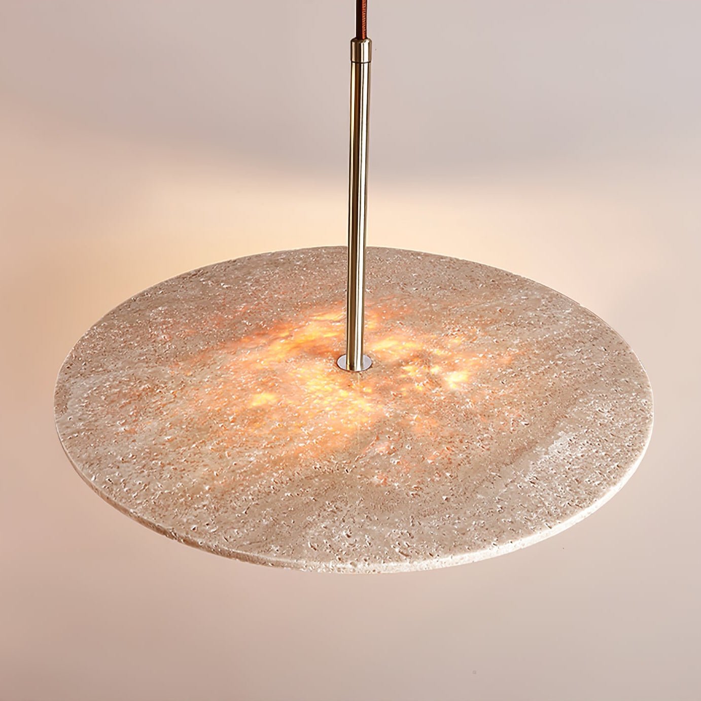 Vera Travertine Pendant Light - Blowlighting