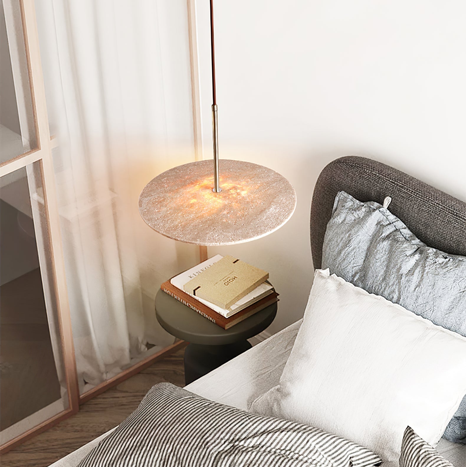 Vera Travertine Pendant Light - Blowlighting