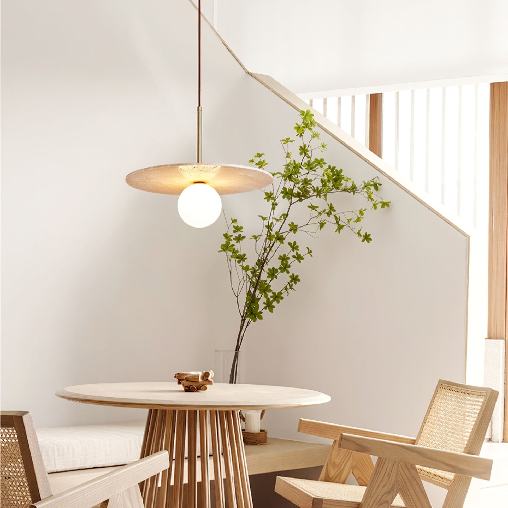 Vera Travertine Pendant Light - Blowlighting
